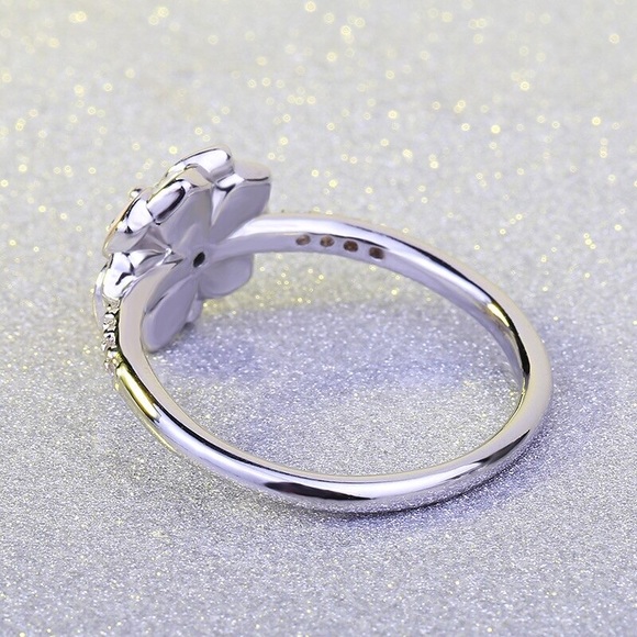 Pink Cherry Blossom Enamel Ring - Picture 4 of 5